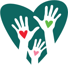 Heart Hands Logo Design - Hand In Heart Clipart Png