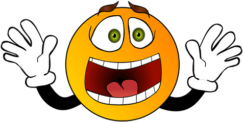 Scared - Smiley Erschrocken Png