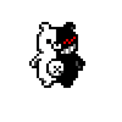 Download Monokuma - Pixel Monokuma Transparent Png