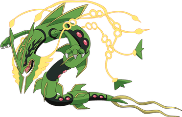 Mega Rayquaza Png 2 Image - Pokemon Characters Mega Rayquaza