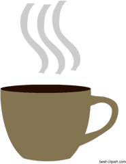 Free Coffee Mugs And Beans Clip Art Images - Coffee Clipart No Steam Png