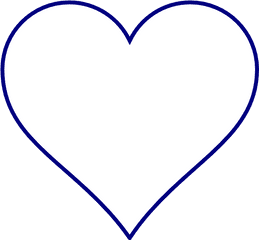 Blue Heart Clipart Free Download - Heart Png