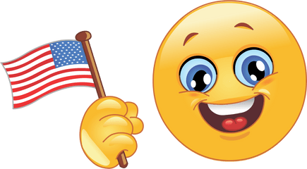 Download American Flag Emoji - About Flag Collections America Emoji Flag Png