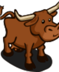 Longhorn Cow - Longhorn Cow Farmville Png