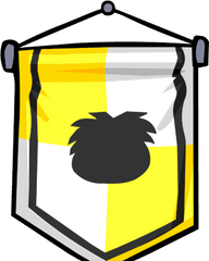 Ye Olde Yellow Banner - Vertical Png