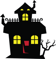 Haunted House Clipart Png Transparent - Haunted House Clipart Png