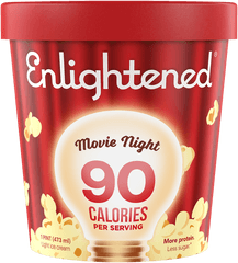 Enlightened Movie Night Ice Cream Pint Png