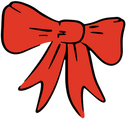 Usa Red Bow - Bow Png