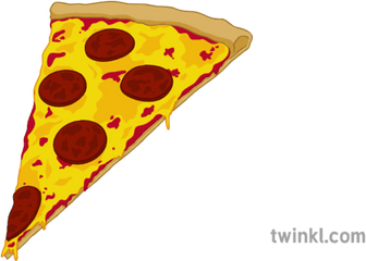 Pizza Slice 2 Illustration - Twinkl Mayo Crest Black And White Png