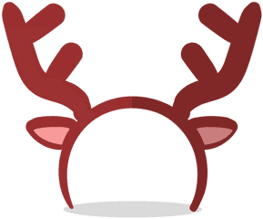 Reindeer Headband Illustration - Transparent Png U0026 Svg Emblem