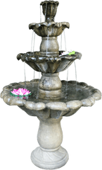 Garden Fountain Transparent Png - Water In Fountain Png