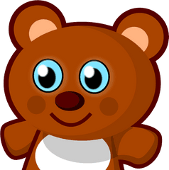 Cute Bear Clipart Transparent - Happy Png