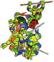 Teenage Mutant Art Turtles Heist In Character - Free PNG