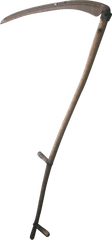 Antique Scythe Farm Tool Png