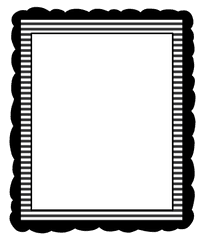 Download Black And White Borders Hd Image Clipart Png Free - Black And White Stripe Border