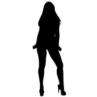 Standing Girl Vector Free HD Image - Free PNG