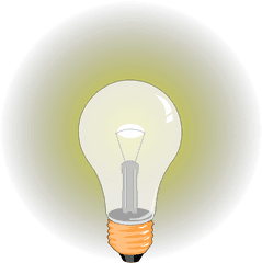 Light Clipart Glow Transparent Free For Download - Glow Light Bulb Png Gif