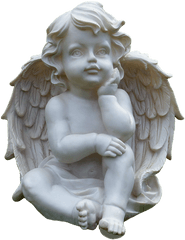 Transparent Png - Cherub Statue Png