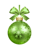 Pic Green Christmas Bauble Download Free Image - Free PNG