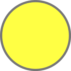 Yellow Dot Transparent Png Clipart - Circle