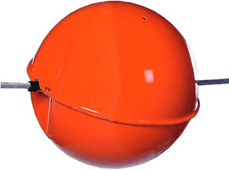 Aerial Marker Balls For Power Lines Model Jx - Flight Light Inc Vertical Png