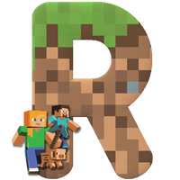 Alphabet Square Minecraft Letter Free Download PNG HQ