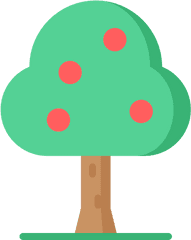 Fruit Tree Free Vector Icons Designed - Dot Png