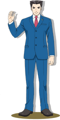 Download Phoenix Wright New Design Png Image With No - Phoenix Wright Anime Png