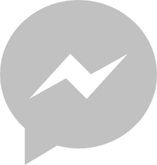 Facebook Messenger Icon Transparent - Grey Facebook Messenger Icon Png