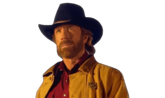 Cowboy Chuck Norris PNG Image High Quality