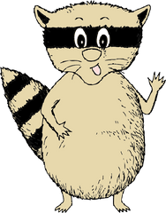 Download Vector - Raccoon Clker Png