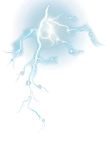 Blue Graphic Pattern Strikes Lightning Design - Free PNG