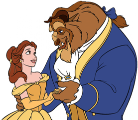 Beauty And The Beast Clipart Images Png Transparent U2013 Free - Disney Belle And Beast