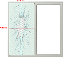 Download Measure The Height And Then Width Of Broken - Door Png