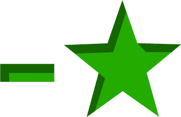 Free Green Star Png Download Clip Art - Small Green Star