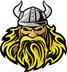 Viking Head Transparent Png - West High School Bakersfield Vikings