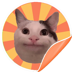 Cat Memes Stickers For Whatsapp - Meh Cat Png