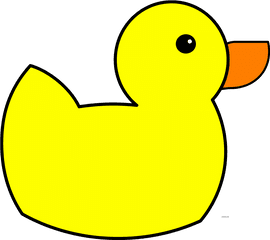 Duck Clip Art Yellow Png U2013 Clipartlycom - Clipart Things That Are Yellow