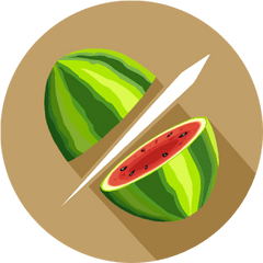 Fruit Ninja Game - Fruit Ninja Watermelon Png