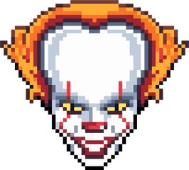 Pennywise By Mrstoff - Pixel Art Pennywise Png