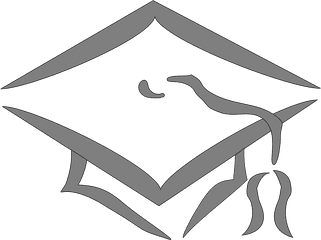 Graduation College Silhouette Png Picpng - Graduation Cap Clip Art