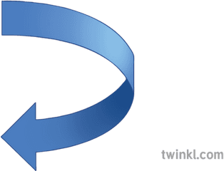 Curved Left Arrow Illustration - Twinkl Flechas Hacia La Izquierda Png
