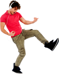 Dancer Png Images Free Download - Man With Headphones Png