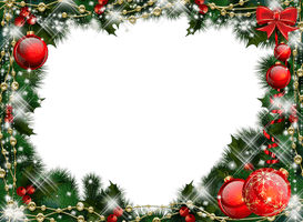 Images Frame Green Christmas Free Photo - Free PNG