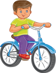 My Webpage - Ride A Bike Cartoon Png