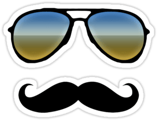 Aviator Glasses Cartoon - Sunglasses Png