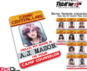 Download Camp Crystal Lake Friday The - Friday The 13th Png