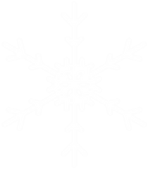 Snowfall Clipart Png Images - Black Background Gold Snowflake