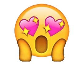 Download Love Emoji Backgrounds Ily Png - Transparent Background Wow Emoji Png