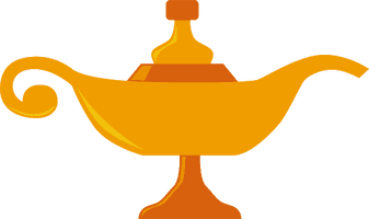 Lamp Aladdin PNG Free Photo